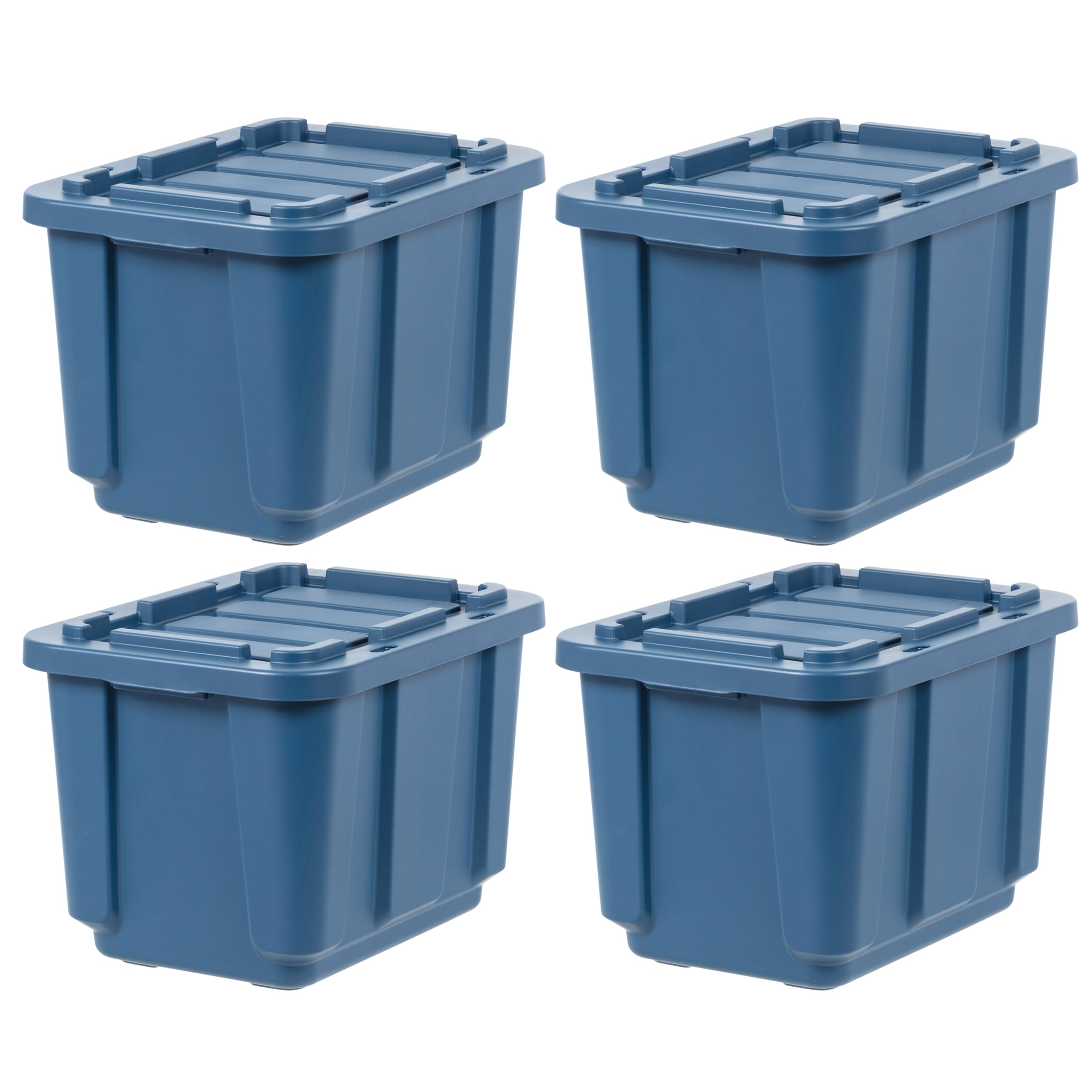 Amazon.com: IRIS USA 4-Pack 12 Gallon Storage Bins with Lids |Made